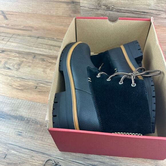 Kodiak Women's Bootie Lace Up Atlin Power Heel Suede Leather Black size … - Picture 11 of 15